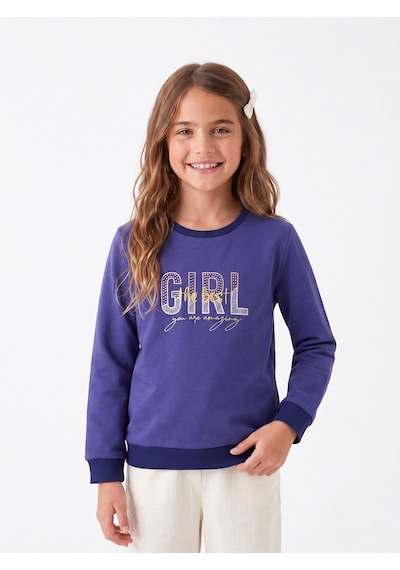 Onloox Kız Çocuk Morcivert Kız Çocuk Morcivert Pamuklu Bisiklet Yaka Regular Nakış Baskılı Şardonlu Sweatshirt 5-10 Yaş Mor Onloox Kız Çocuk Morcivert Kız Çocuk Morcivert Pamuklu Bisiklet Yaka Regular Nakış Baskılı Şardonlu Sweatshirt 5-10 Yaş Mor