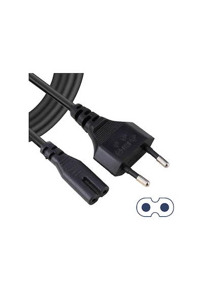 Koodmax Sony Ps4 Ps5 Ps3 Ps2 Xbox One S X Uyumlu Power Güç Elektrik Kablosu - 1.5 Metre