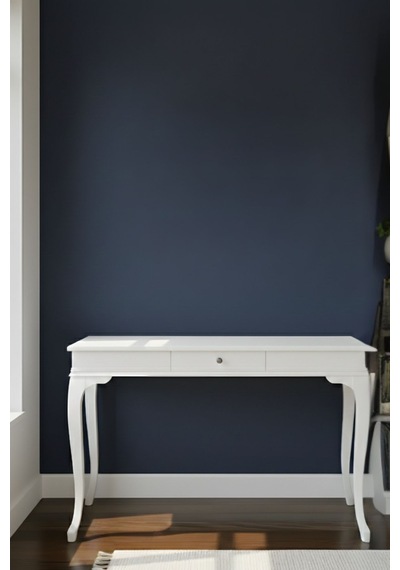 Regnum Fransız Still Ahşap Çalışma Masası 80x125 Beyaz