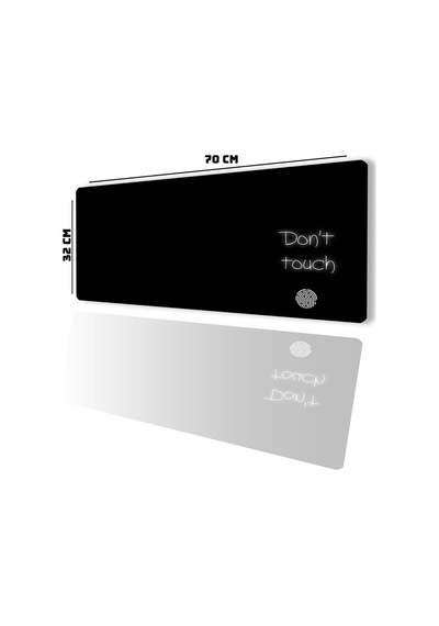 Sonictouch Dokunma Elleme Don't Touch Gamer Oyuncu Dikişsiz Sıvı Geçirmez Klavye Mouse Pad 32x70cm Mousepad
