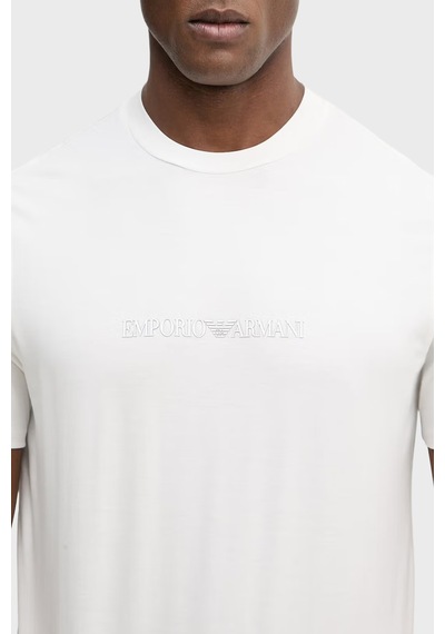 Emporio Armani Erkek T Shirt Em004583 Af13669 M0307 Beyaz Beyaz