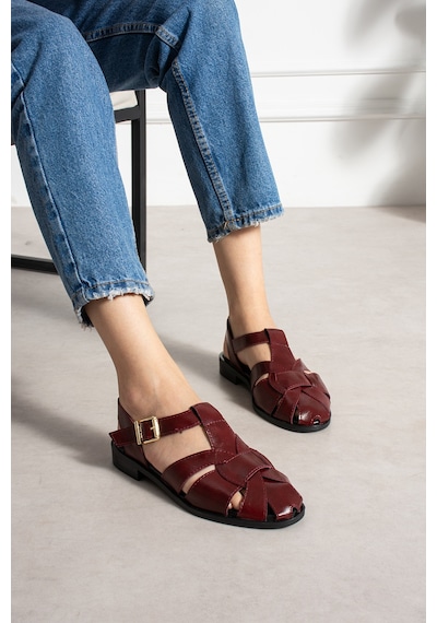 Wolk Shoes Asel Kadın Sandalet Bordo