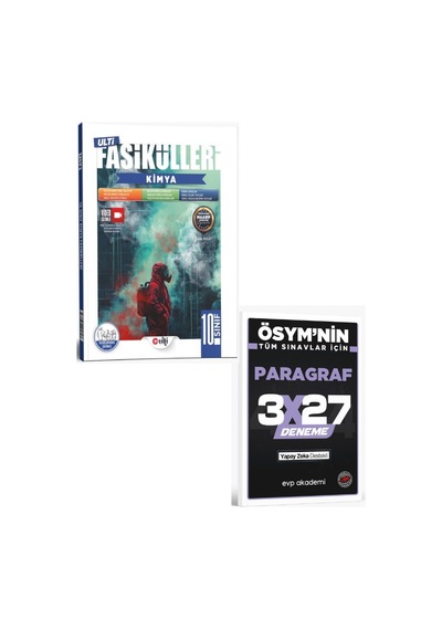 Ulti 2027 10. Sınıf Kimya Ulti Fasikülleri+ Evp Akademi Paragraf