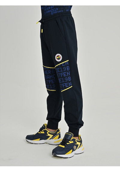 Fenerbahçe Lacivert Tribün Fb 1907 Pattern Çocuk Tek Alt Fb Laci Yeni