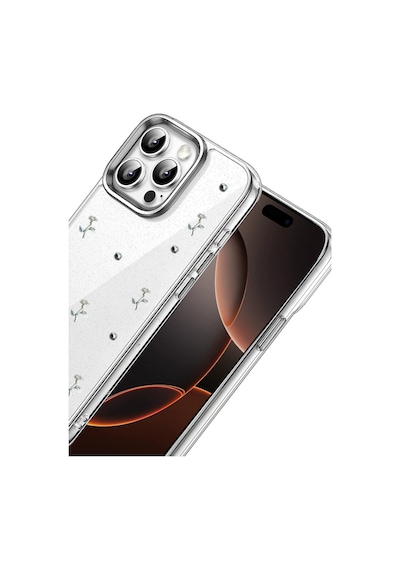 Apple iPhone Uyumlu  16 Pro Max Uyumlu Fiyonk Desenli Kapak - Desen 4