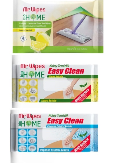 Farmasi Mr. Wipes Temizleme Mendili Seti - Parke Laminant Zemin Islak Mendili+Temizleme Mendili 40'
