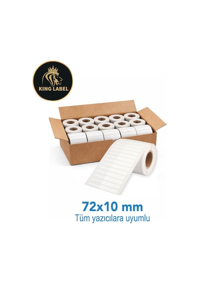 72 X 10 Mm Standart Kuyumcu Etiketi Diğer
