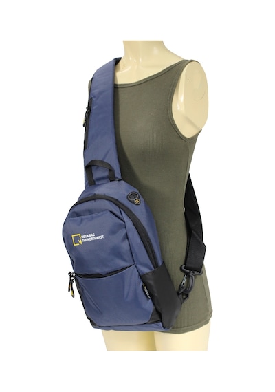 M 1005 Mega Bag Unisex Göğüs Çapraz Çanta, Body Bag Lacivert