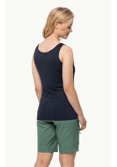 Jack Wolfskin Pack & Go Tank W Kadın Atlet - 1010 Lacivert