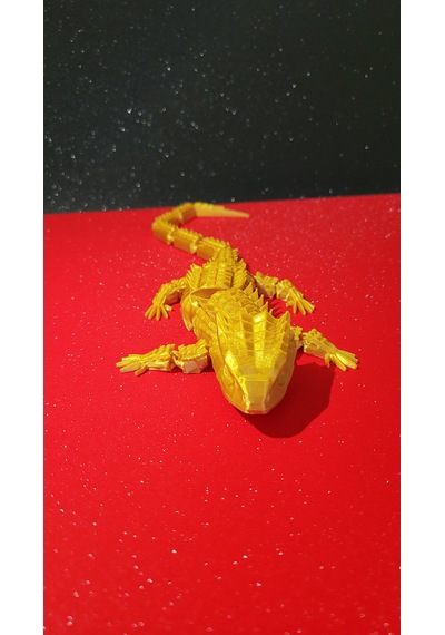 30 Cm Oynak Kertenkele Figürü Esnek Eklemli 3d Yazıcı Üretimi Dekoratif Oyuncak & Masa Süsü