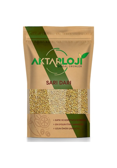 2 Kg Sarı Darı Sade Muhabbet Kuşu , Papağan, Bülbül , Saka, Güvercin, Serçe Yemi Kuş Yemi 1.kalite