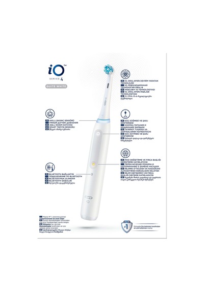 Oral-B iO 4 Şarjlı Diş Fırçası Beyaz