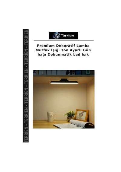 Premium Dekoratif Lamba Mutfak Işığı Ton Ayarlı Gün Işığı Dokunmatik Led Işık Çok Renkli