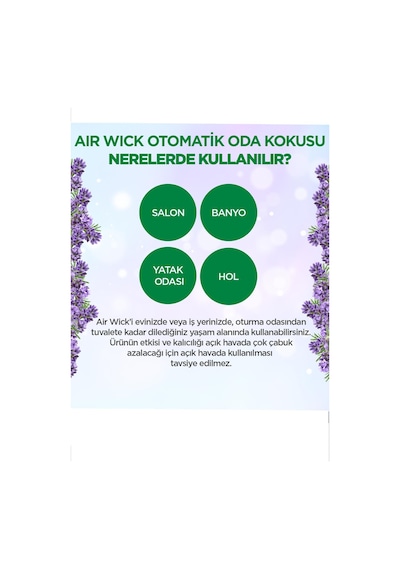 Air Wick Oda Kokusu Freshmatic Makine Yedek Spreyi Lavanta 3x250ml Lavanta
