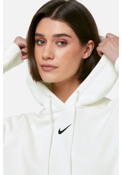 Nike Sportswear Phoenix Fleece Pullover Hoodie Kadın Kapüşonlu Sweatshirt Krem Krem
