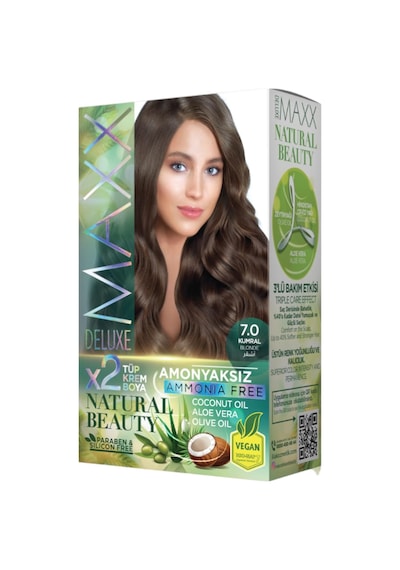 Natural Beauty Amonyaksız Set Boya 7.0 Kumral