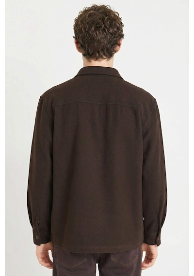 Defacto Regular Fit Flanel Gömlek G8116ax25wnbn339 Kahve-bn339