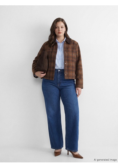 Lcw Studıo İndigo Baggy Fit Kadın Jean Pantolon