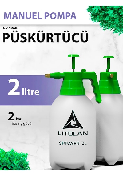 2 Lt Standart Pükürtücü İlaçlama, Sulama, Temizleme