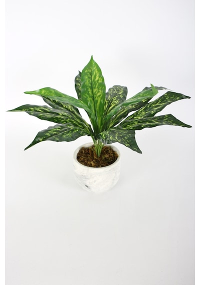 Uzun Yapraklı Yapay Bitki 42 Cm Model-9