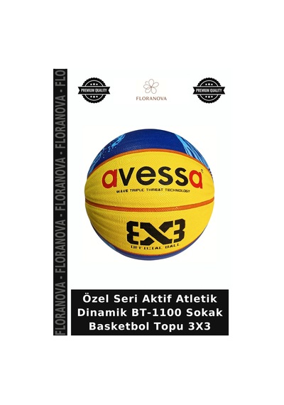 Özel Seri Aktif Atletik Dinamik Bt-1100 Sokak Basketbol Topu 3x3