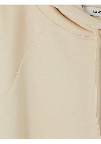 Lcw Curve Bej Büyük Beden Kadın Hoodie
