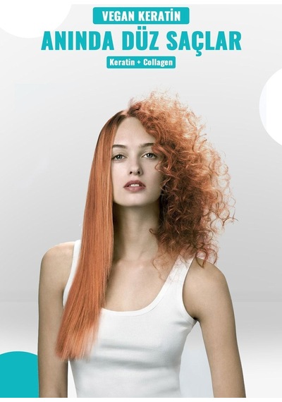 2 Adet - Vegan Saç Keratini - Collagen - Saç Düzleştirici - 535596015