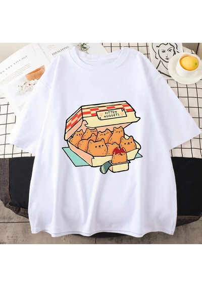 Startmore Beyaz Yavru Nuggets Mutlu Kawaii/sevimli High Street Leri Lu Beyaz