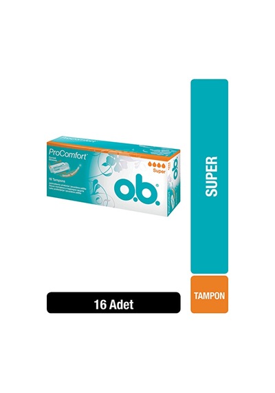 O.b Procomfort Süper Tampon Süper 16'lı 24'li Paket