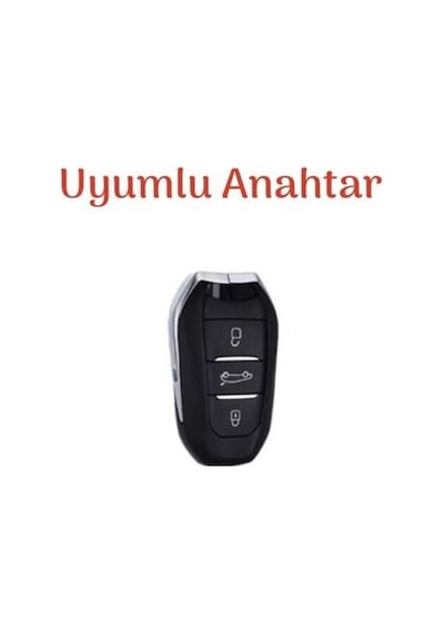 Citroen C5 Aircross Deri Anahtar Koruma Kılıfı Ve Örgü Anahtarlık