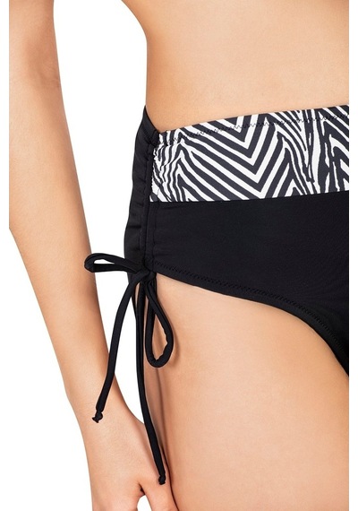 Endeep Kadın Büyük Beden Destekli Zebra Desenli Bikini Takımı