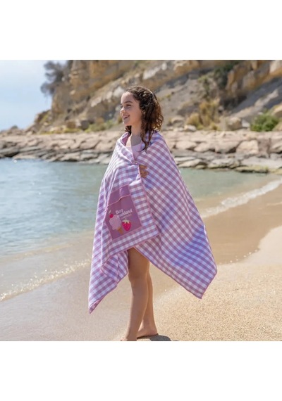 Flamingueo Mikrofiber Çocuk Havlu Lollie Mor