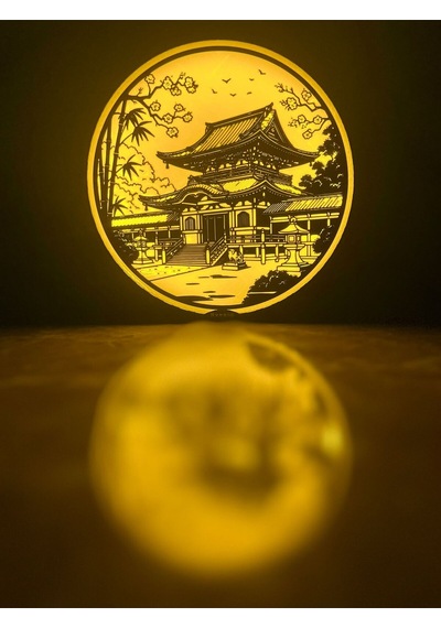 Nex Dekoratif Işık - Japon Tapınağı Antik Gümüş