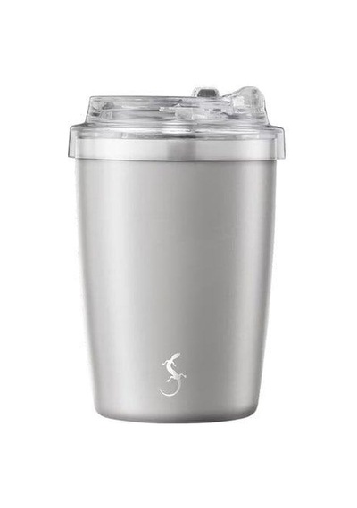 Lurch - "coffee-to-go" 300 Ml Granit Gri, Paslanmaz Çelik Termos - Çift Cidarlı - 270985 Beyaz
