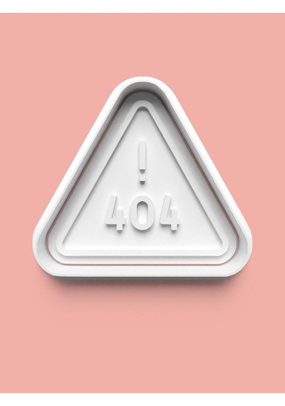 404 Hata Mesajı Kurabiye Kalıbı Ve Şeker Hamuru Kalıbı 0404-2 Diğer