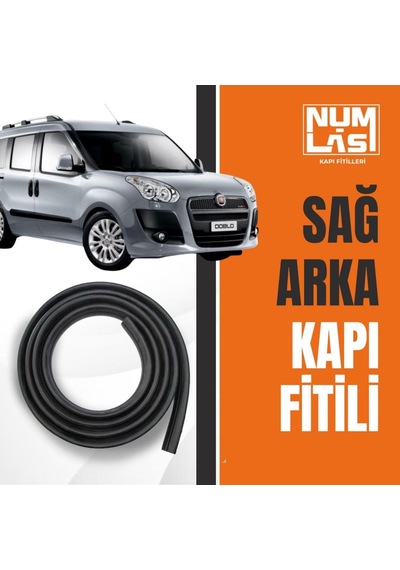 Fiat Doblo 2010-2015 Sağ Arka Kapı Fitili-a Kalite-numlas-nm4265
