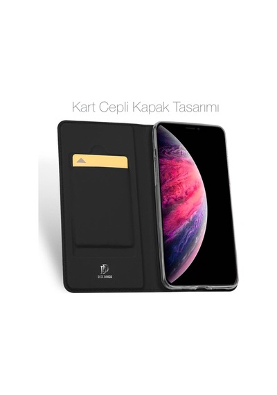Dux Ducis Apple Uyumlu iPhone 11 Pro 5.8Inç Kilif Kapakli Flip Cover Kilif Sk 280019540 - Renk / Siyah