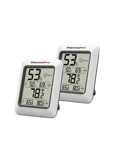 Thermopro Tp50 Termometre İç Mekan Dijital Sıcaklık Ve Nem Ölçer - 2 Adet