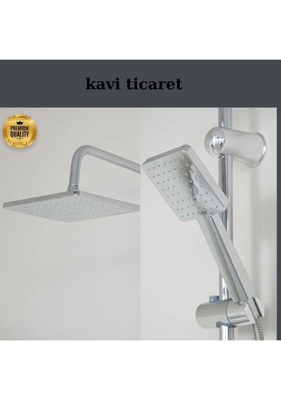 Faumix Ckhawai01 Krom Yağmurlama Tepe Duş Seti Krom