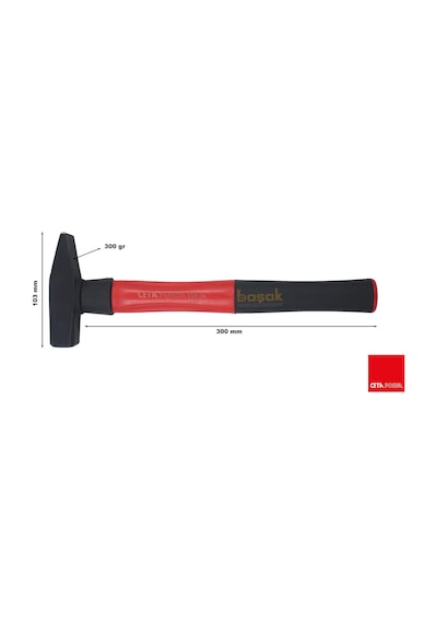 Ceta Form 300 Gr Fiber Saplı Tesviyeci Çekiç L01f-300