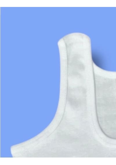 Erdenay Tekstil Ekonomik Erkek Çocuk Pamuklu Atlet 6'lı Paket - Beyaz Beyaz