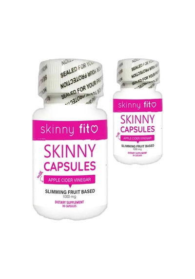 Skinnyfit 2 Tane Elma Sirkesi Ana Malzemeli Meyve Ektratlarından Yaza Hazırlık 30 Lu Bakım - 100