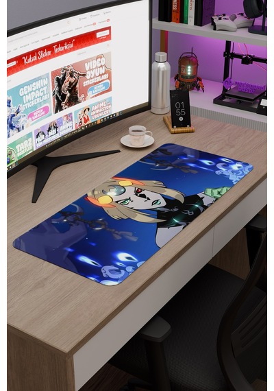 Hades 2 Kaymaz Dikişli Kauçuk Oyuncu Mousepad V3 - 70x30 Xl Gaming Mouse Pad Fare Altlığı