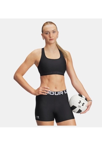 Under Armour Ua Crossback Mid Kadın Spor Sütyeni 1361034-001 Siyah