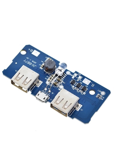 Çift Usb Girişli 5v 2a Powerbank Modülü