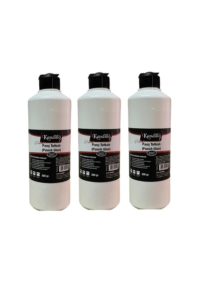 Panç Tutkalı, 3 Adet 500 Gr, Şeffaf Yapıştırıcı, Punch Tutkal