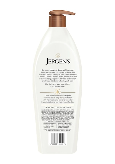 Jergens Hindistan Cevizi Yağlı Kuru Ciltler Için Nemlendirici Losyon 783ml