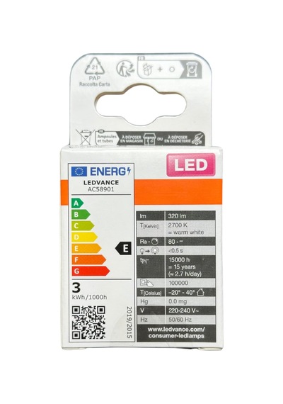 Osram Led Kapsül Ampul, 2,6w 30w , 2700k Sarı Işık, G9 Duylu Diğer