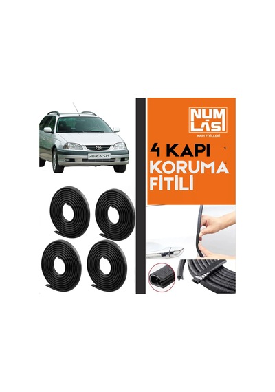 Toyota Avensis Station Wagon 1998-2003 4 Kapı Koruma Fitili Siyah Renk Numlas-a Kalite-nm2393
