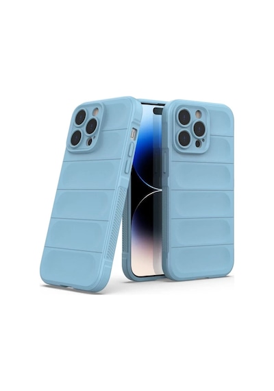 Apple iPhone Uyumlu  14 Pro Uyumlu Kılıf Optimum Silikon - Sky Blue